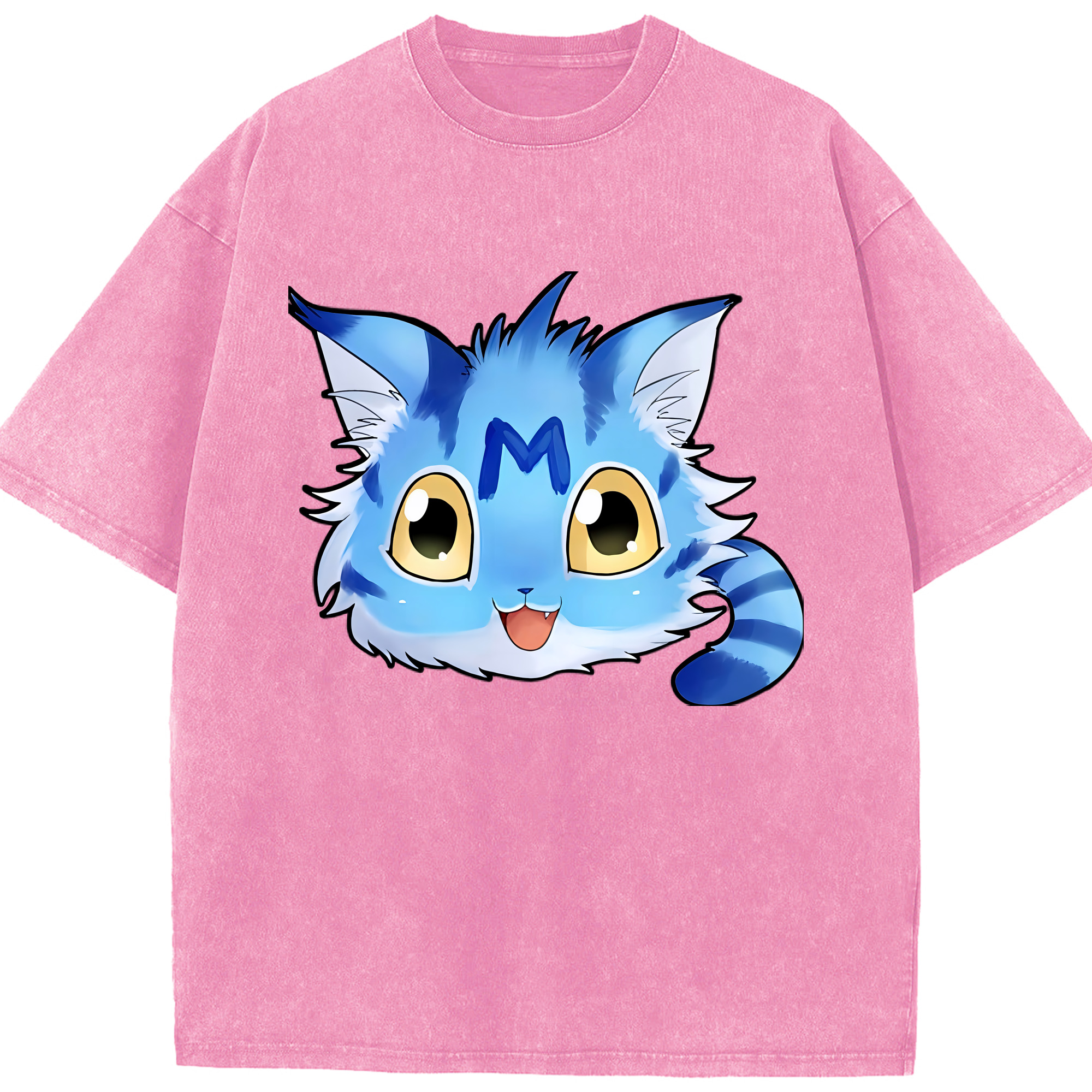 （画像用） Digimon デジタルモンスター/デジモン 綿100% ヴィンテージ風 半袖Tシャツ（フロントプリント）